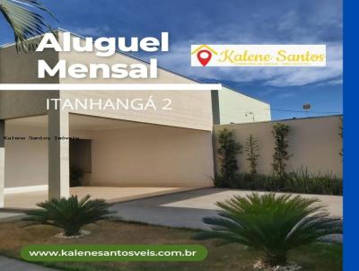 Casa para Locação, em Caldas Novas, bairro Itanhangá II, 3 dormitórios, 1 banheiro, 1 suíte, 2 vagas